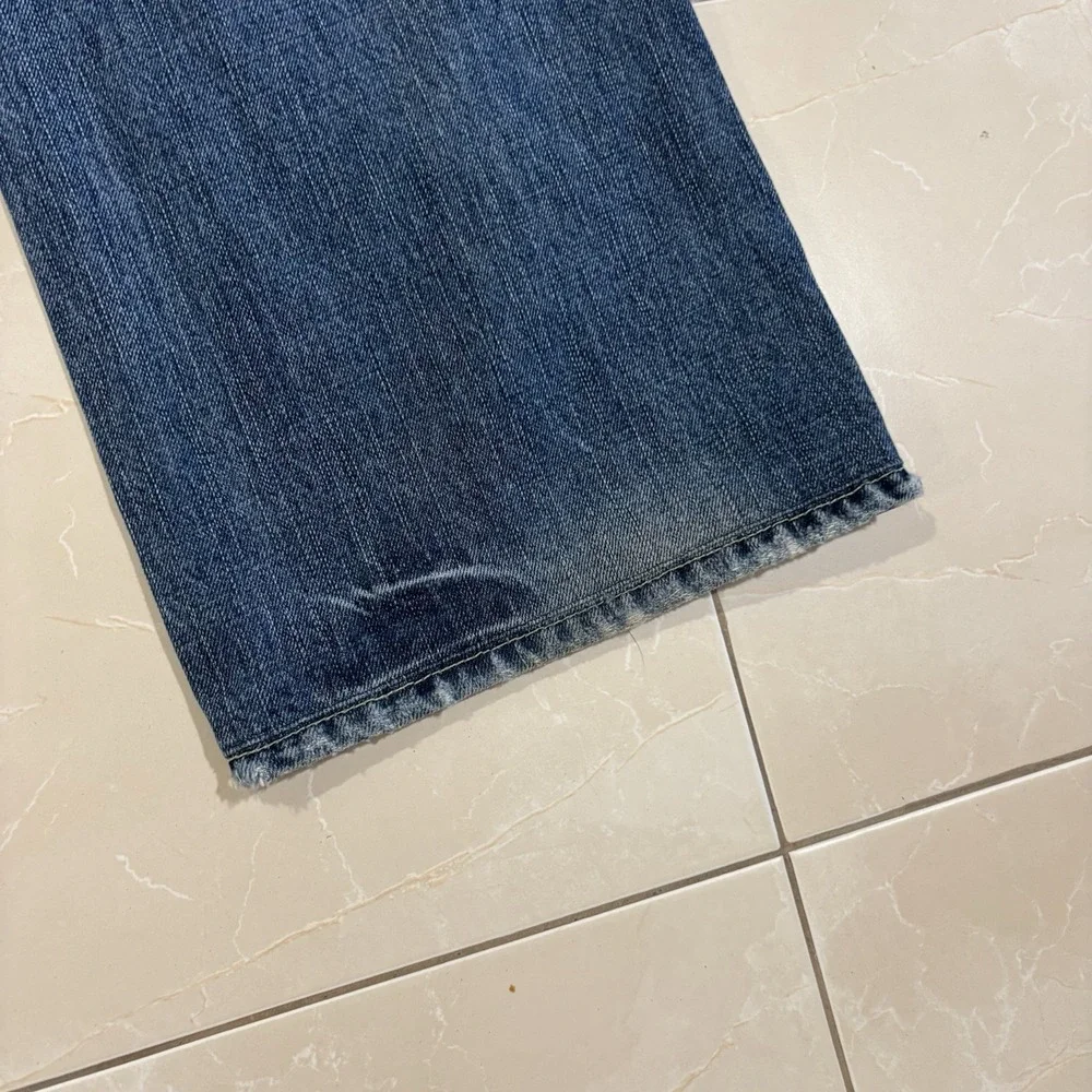 Vintage Abercrombie Fitch Kilburn Low Rise Boot Cut Jeans Men's 32x30 Blue Y2K